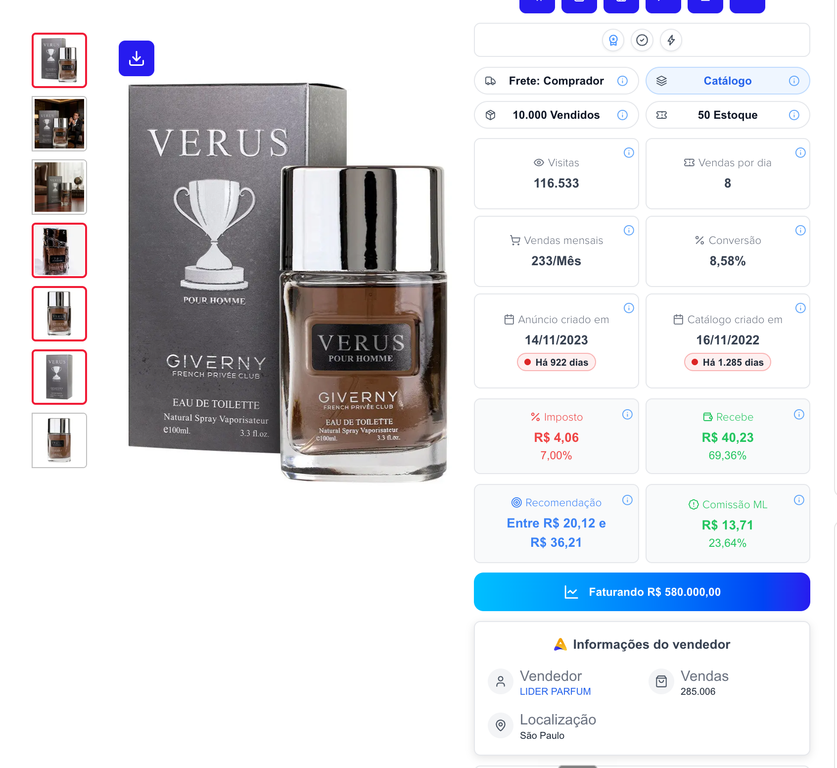Giverny Verus 580k
